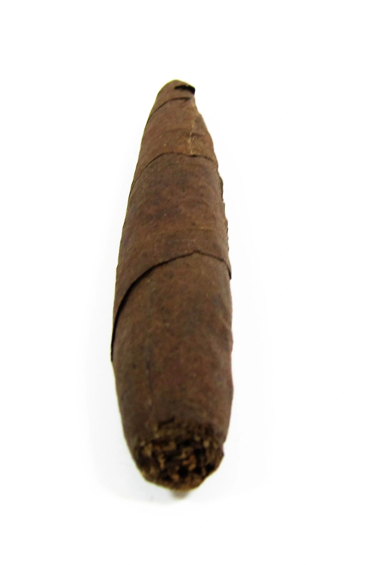 An unlit Original Civil War Cuban Cigar - General Burnside, with dark brown wrapping, rests on a plain white background.