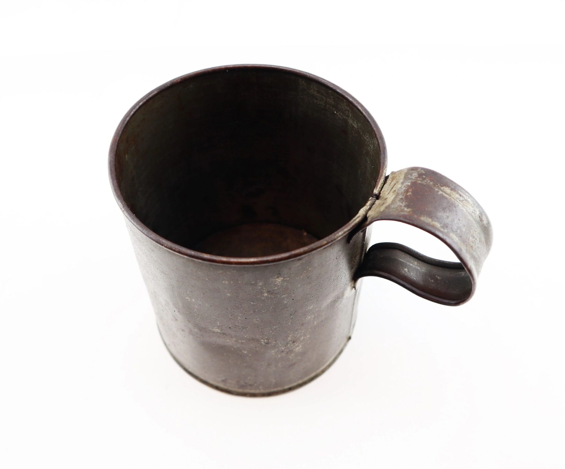 Very Old Rusted Cups Civil War TIn Cup / SOLD - Union Drummer Boy