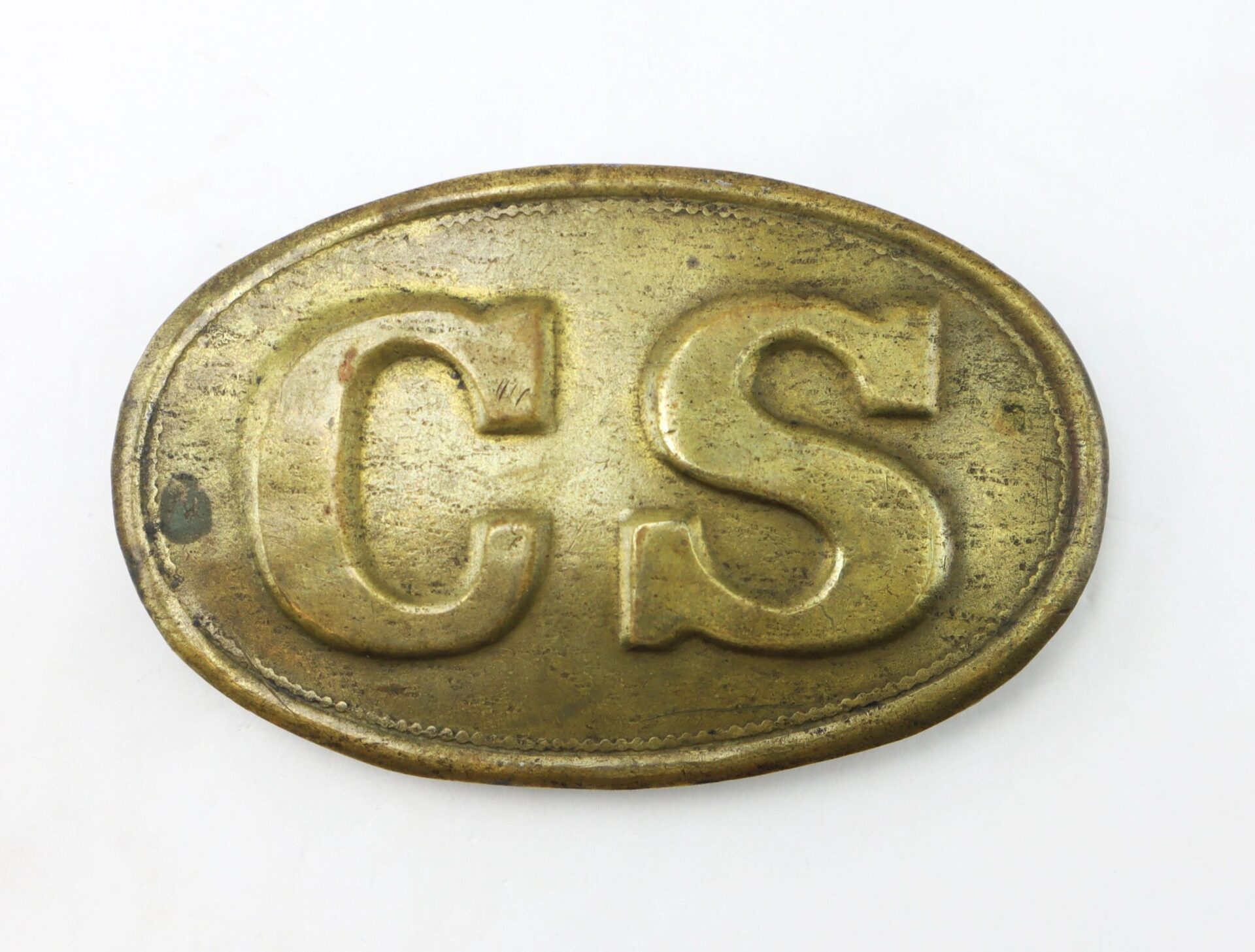 C.S. “Rope Boarder” Belt Plate / SOLD - Union Drummer Boy