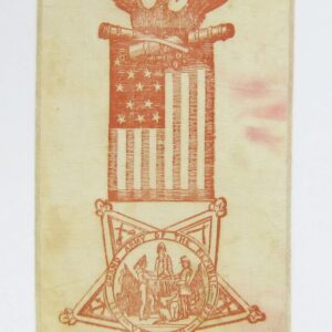 The GAR Hyde Post Memorial Day Ribbon features an eagle, American flag, and emblem, representing Hyde Post No. 170, G.A.R., Department of Pennsylvania.