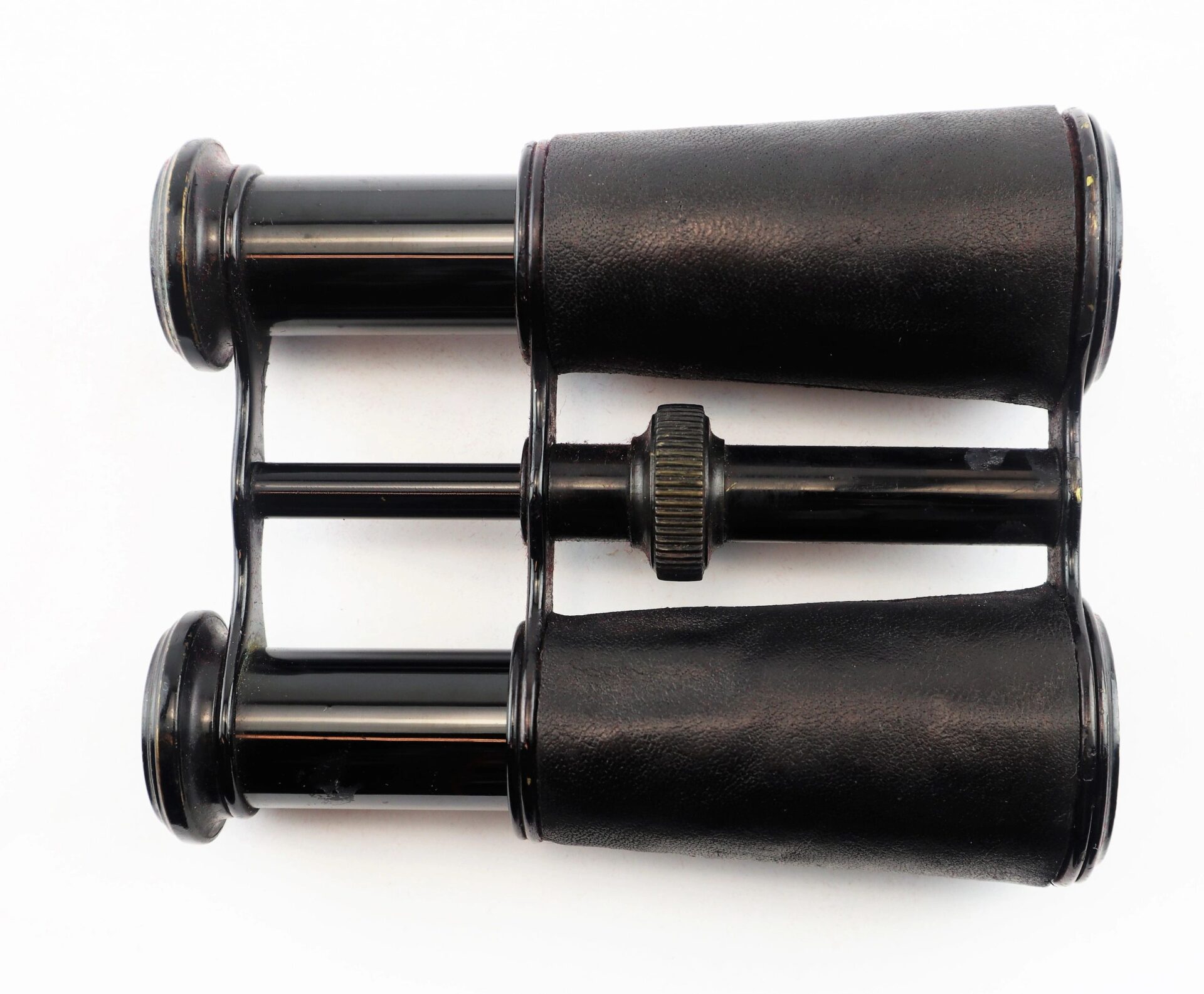 A pair of Civil War Era Field Glasses by Tiffany & Co. New York, viewed from above on a white background.