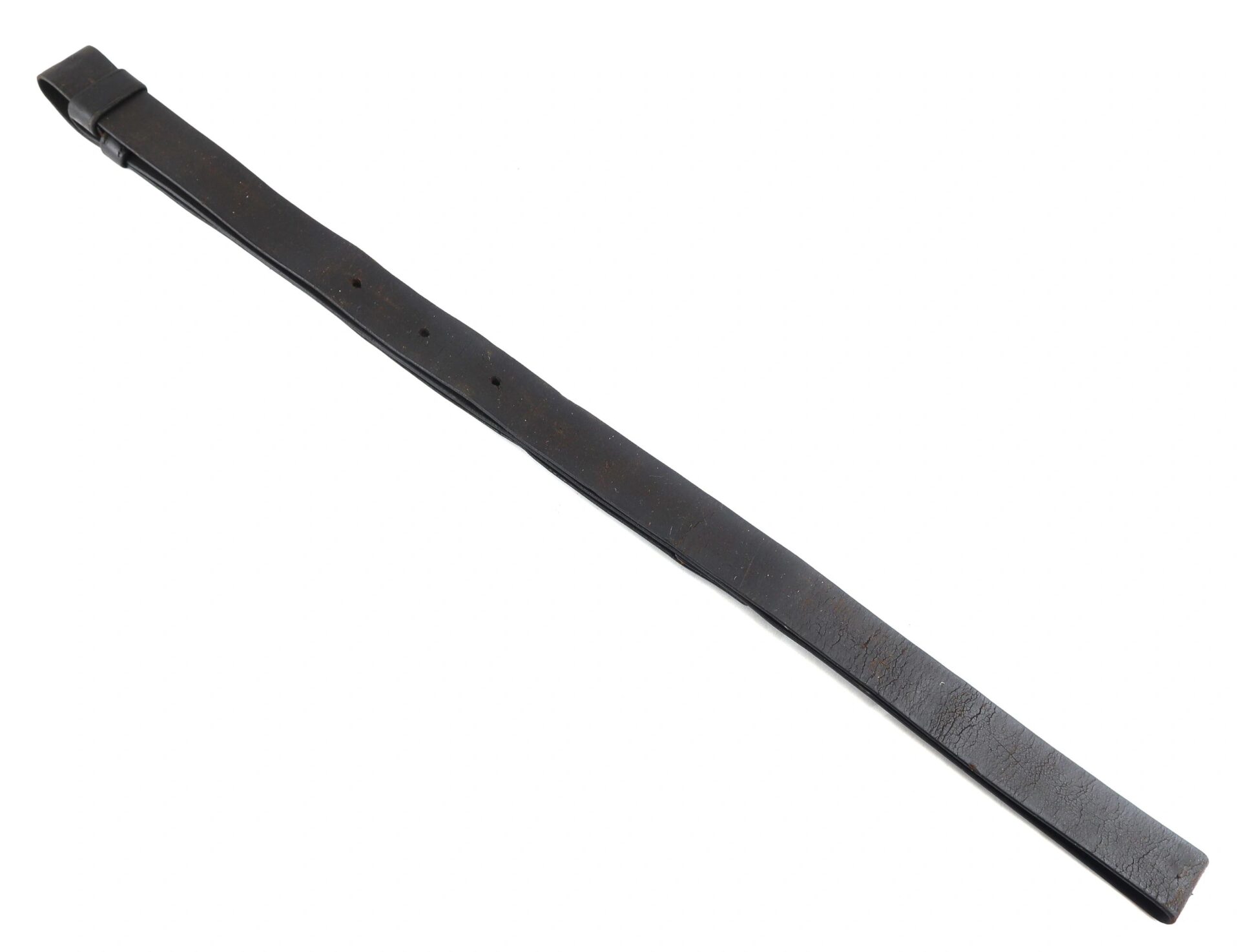 A Civil War Musket Sling is shown laid flat on a white background.